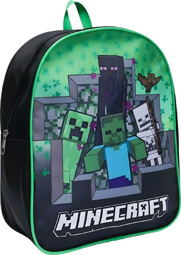 Detský batoh Minecraft s motívom Creeper, Zombie, Enderman a Skeleton