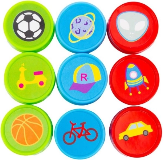 Astra voňavé pečiatky pre chlapcov, sada 9 ks