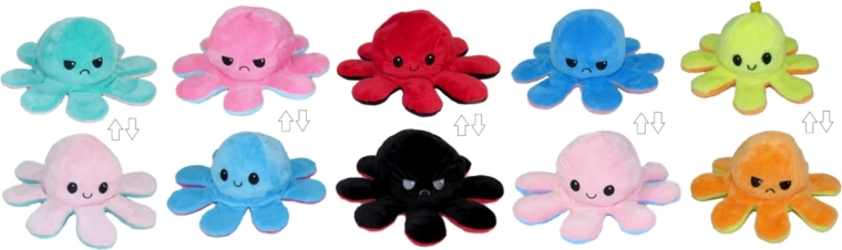 Chobotnica plyšová hračka