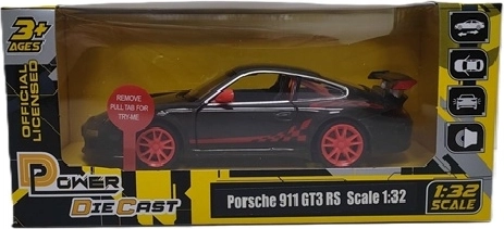 MSZ model Porsche 911 GT3 RS so svetelnými a zvukovými efektmi, sivý