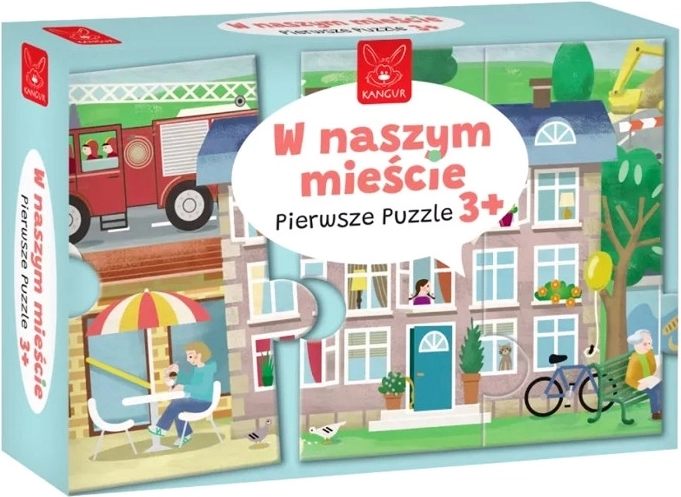 Prvé puzzle: Naše mesto – veľká podlahová skladačka pre deti