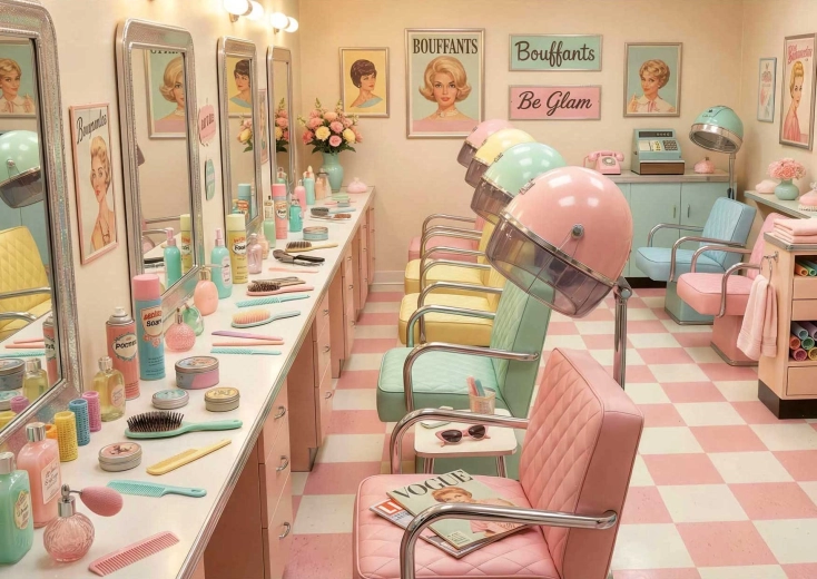 Puzzle EDUCA Retro Glam Salón 1000 dielikov