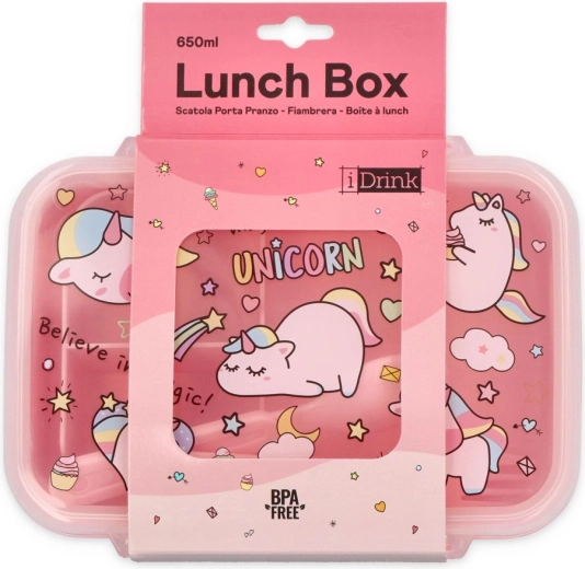 Desiatový box s jednorožcami iTotal 650 ml - 1 kus