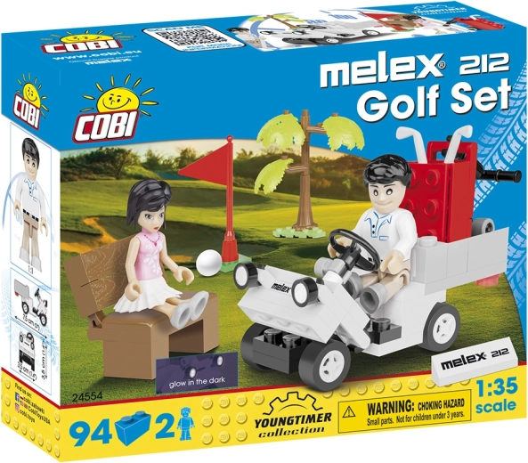 Cobi Melex golfové vozítko 1:35 – 1 kus