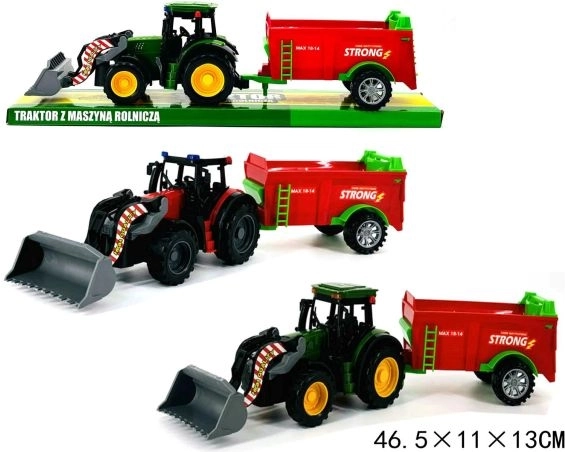 Traktor s poľnohospodárskym strojom