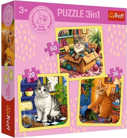 Detské puzzle 3 v 1 Radostné okamihy
