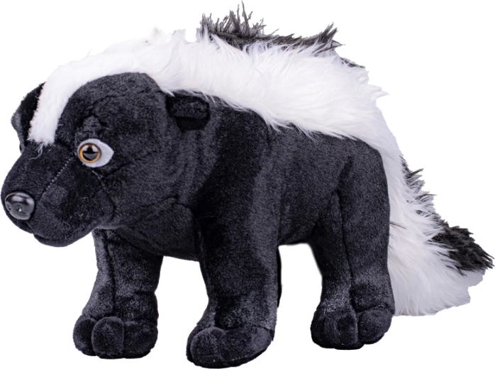 Plyšový pruhovaný skunk 50 cm