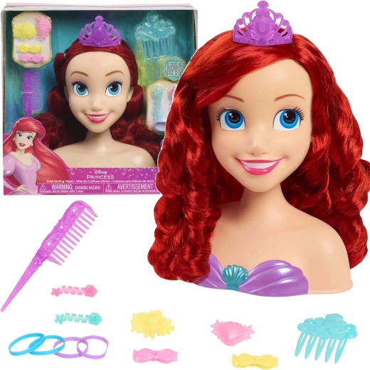 Disney Ariel česacia hlava na úpravu vlasov s doplnkami