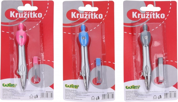 Kružidlo v blistri s náhradnými tuhami