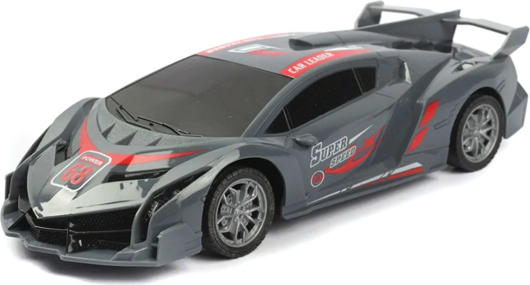 Športové RC auto šedo-červené – 1 kus