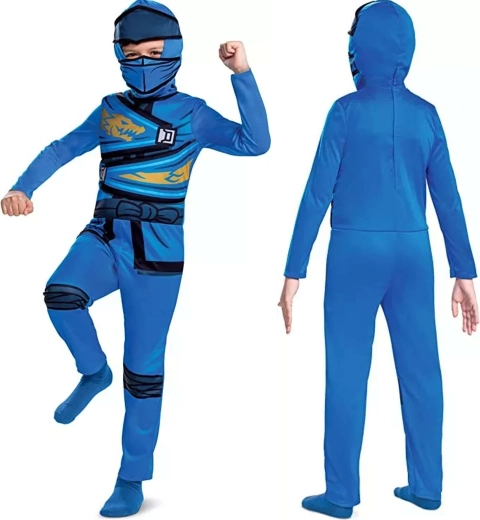 Detský kostým LEGO NINJAGO Jay 127–136 cm (7–8 rokov)