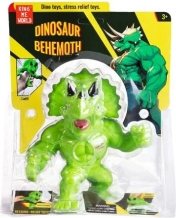 Behemoth mäkký plyšový dinosaurus zelený