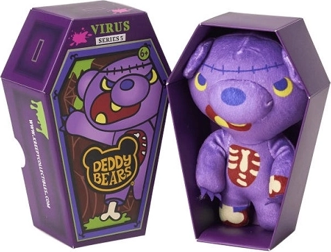 Deddy Bears Virus plyšový medvedík v rakve