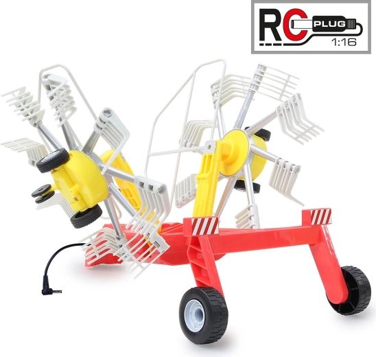 Zhrnovač Pöttinger pre RC traktor v mierke 1:16