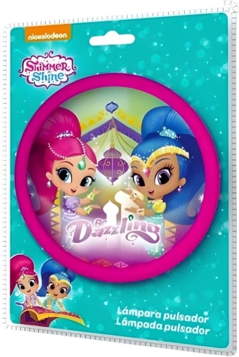 Tlačidlová lampička Shimmer and Shine