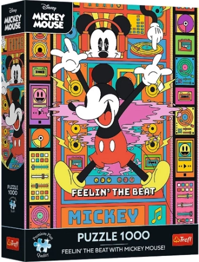 Puzzle Premium Plus 1000 dielikov Cíť rytmus s Mickeym