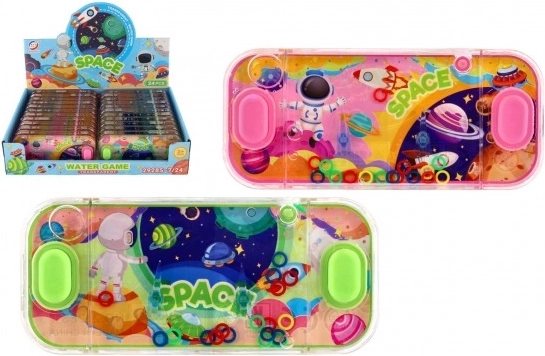 Vodná vrecková hra s vesmírnym motívom