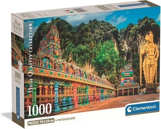 Clementoni puzzle 1000 dielikov kompaktné maľované Batu Caves