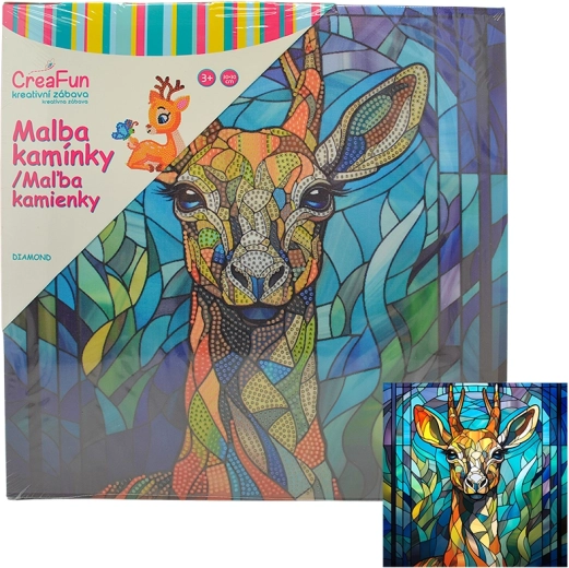 Diamantové maľovanie – jeleň 30 × 30 cm