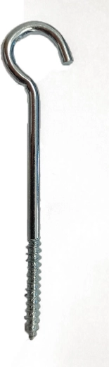 Lustrový hák 140 × 5,8 mm pozinkovaný, balenie 50 ks