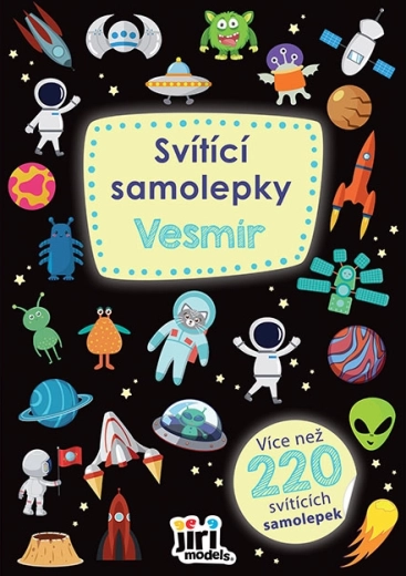 Svietiace samolepky Vesmír (200 ks)