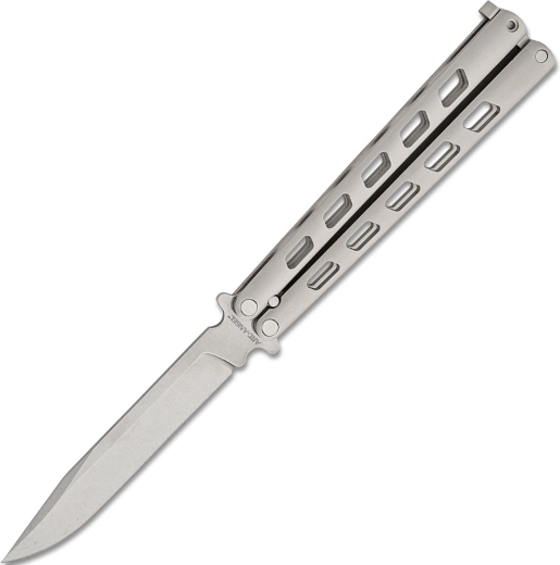 Balisong nôž Cold Steel Arc Angel, 11,4 cm, satén, hliníkové rukoväte