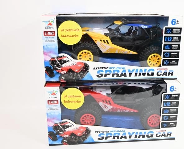 RC off-road auto na diaľkové ovládanie s dymovým efektom