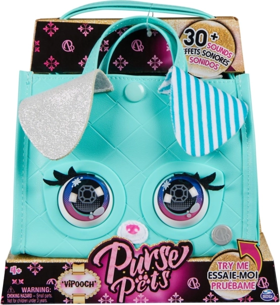 Purse Pets interaktívna kabelka VIPooch mint