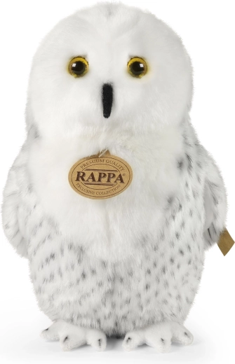 Plyšová sova snežná Rappa eco-friendly 24 cm