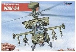 Mirage útočný vrtuľník WAH-64 – plastikový model 1:72