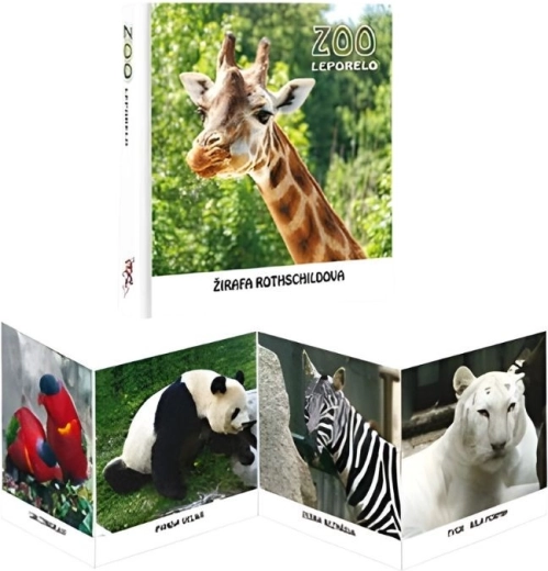 Leporelo ZOO – farebné harmonikové leporelo pre najmenších