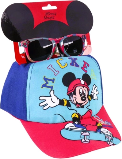 Súprava šiltovky a slnečných okuliarov Mickey