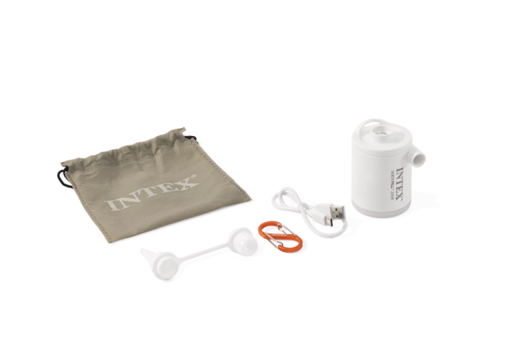 Malá elektrická pumpa Intex Quick-Fill USB 200R s LED lampášom