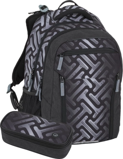 Bagmaster Porto školský set sivý