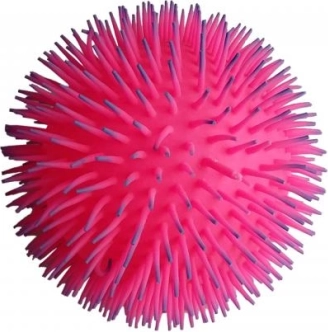 Svietiaca strapatá loptička – pružná senzorická lopta v melírovaných farbách