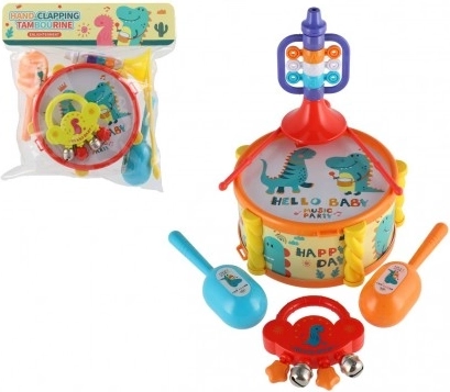 Súprava hudobných nástrojov pre deti s dinosaurami