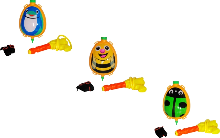 Vodná pištoľ so zásobníkom na chrbát