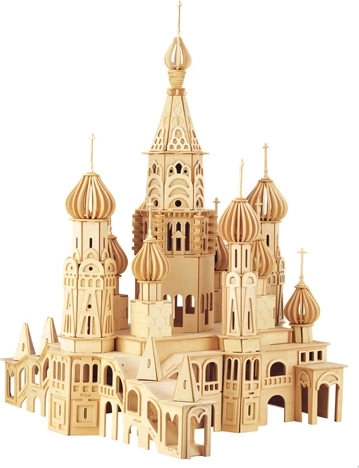 Woodcraft drevené 3D puzzle kostol Petrohrad