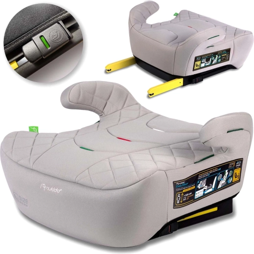 Autosedačkový podsedák ISOFIX 22–36 kg NUKIDO Louis i-Size
