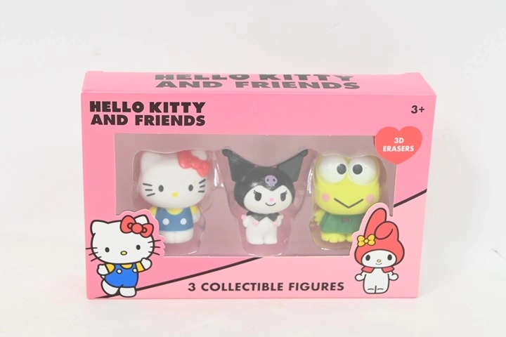 Hello Kitty and Friends 3D gumy na gumovanie – sada 3 ks