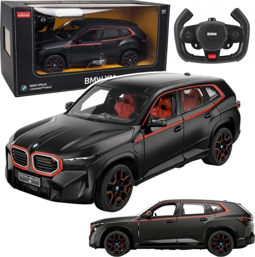 RC auto BMW XM 1:14 čierne RASTAR