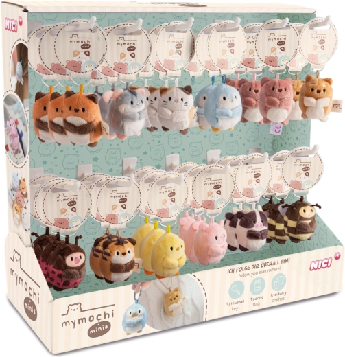 NICI MyMochi minis prívesky séria 1 – predajný displej 36 ks (5 cm)