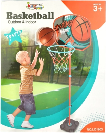 Stojanový basketbalový kôš v krabici