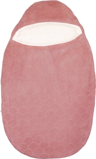 Nattou detský fusak do autosedačky Lapidou old pink 70 cm