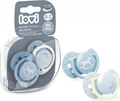 LOVI mini cumlík Baby Shower 0-2 m, 2 ks pre chlapcov