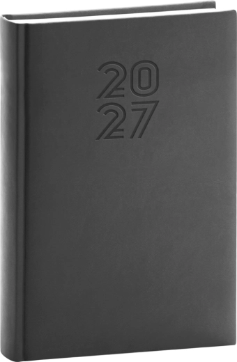 Notique denný diár Aprint 2027 čierny 15 × 21 cm