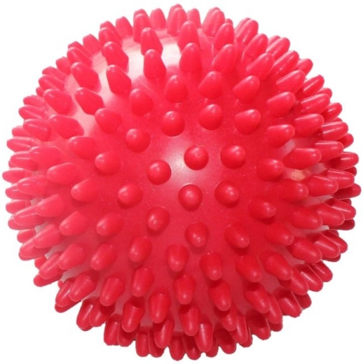 Merco soft masážna loptička ježko 9 cm červená - 1 kus