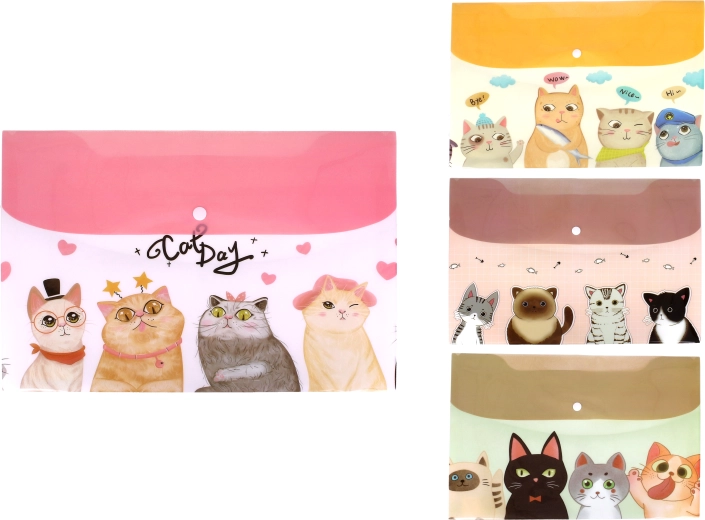 Zložka s cvokom 26 × 36 cm Mačky