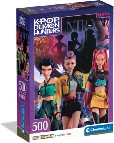 Clementoni puzzle 500 dielikov K‑Pop Demon Hunters 2