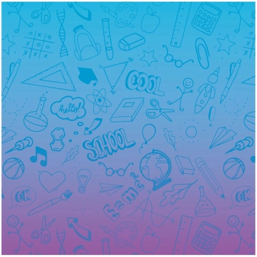 Obrus na výtvarnú výchovu 65 × 50 cm BTS Ombre Girl